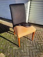 6 eetkamer stoelen met Hoezen 💛 voor een leuk prijsje 🖤, Huis en Inrichting, Ophalen, Gebruikt, Overige kleuren, Stof