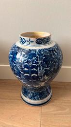 Vaas delfts blauw 26 cm, Ophalen of Verzenden