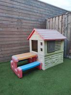 Speelhuis Smoby, picknicktafel, zwembad en tent, Ophalen, Gebruikt, Kunststof
