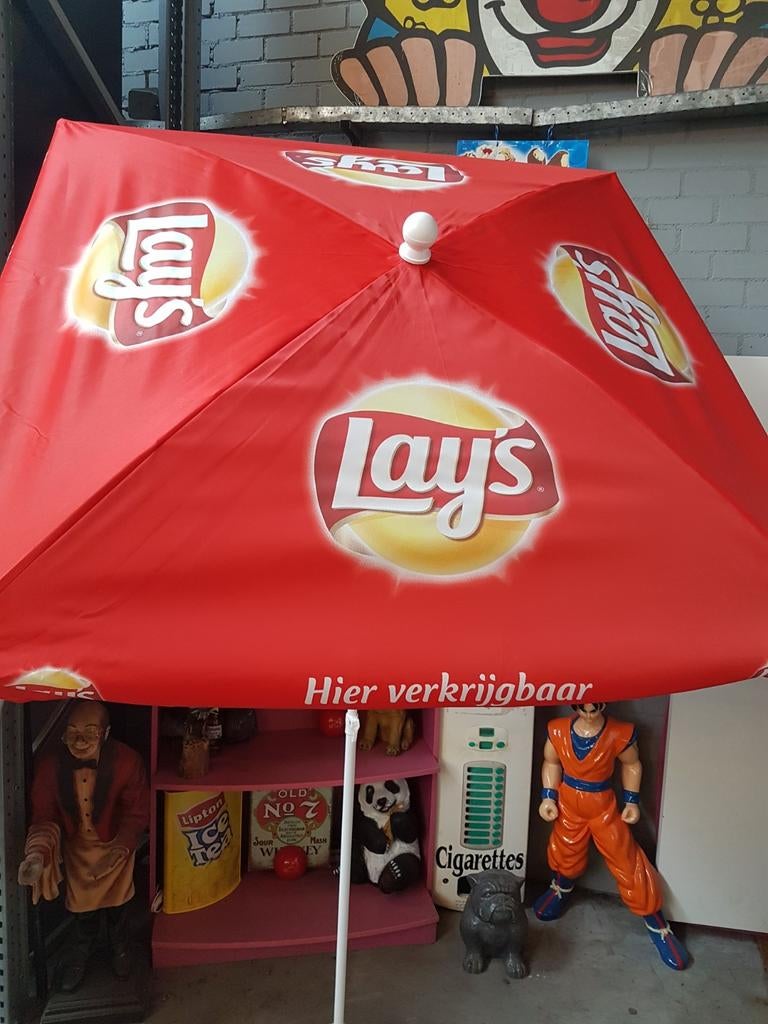 Lays parasol Nieuw met voet, Ophalen, Nieuw