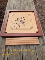Carrom bordspel - Leuk en uitdagend!, Hobby en Vrije tijd, Een of twee spelers, Ophalen of Verzenden, Gebruikt, Onbekend
