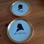 Fuerstenberg 2 Petit Four bordjes uit componisten reeks, Antiek en Kunst, Ophalen of Verzenden