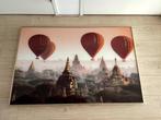 Foto in lijst van luchtballonnen Myanmar, Ophalen, Gebruikt, 100 tot 125 cm, Foto of Poster