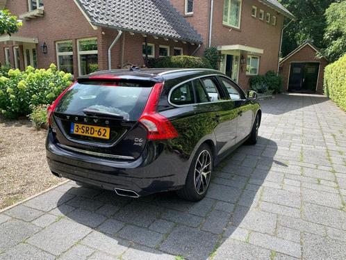 Volvo V60 D6 215pk Plug-in Hybrid 2013 Zwart, Auto's, Volvo, Particulier, V60, 4x4, ABS, Achteruitrijcamera, Adaptieve lichten