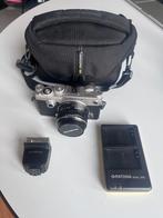 Olympus PEN-F 17mm f/1.8 (lens, flitser, tas), Compact, Ophalen of Verzenden, Zo goed als nieuw, Olympus