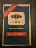 spoorboekje NS zomer 1956 dienstregeling, Verzenden, Gebruikt, Trein, Boek of Tijdschrift