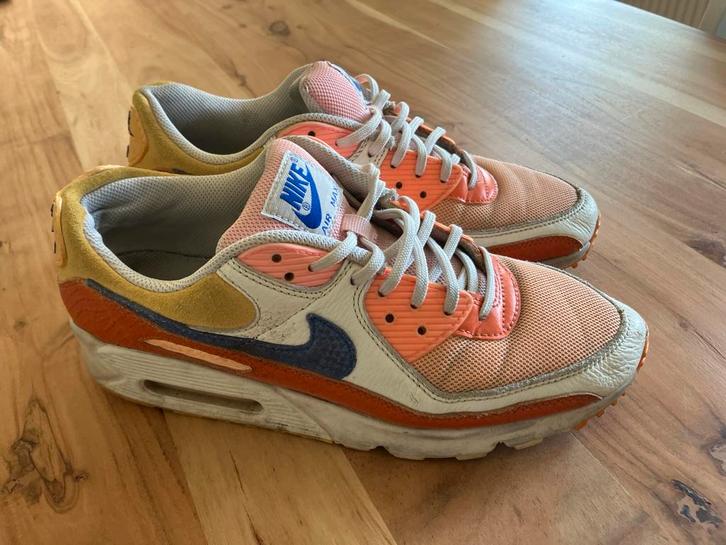Nike Air Max 90 - sunset glow - colorway maat 43, Kleding | Dames, Schoenen, Gedragen, Sneakers of Gympen, Oranje, Ophalen of Verzenden
