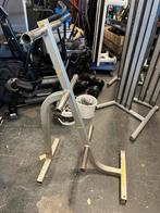 Olympische halter schijven rek 50 mm, Sport en Fitness, Ophalen, Halterschijven, Gebruikt, Rek