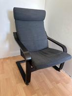 Ikea poang fauteuil stoel, Huis en Inrichting, Stoelen, Ophalen, Zwart, Zo goed als nieuw, Eén