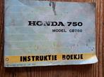 Honda CB 750.Instructie boekje., Ophalen of Verzenden, Honda