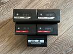 5x accu’s sort van AG-VBR59 / VW-VBD58, Ophalen of Verzenden, Gebruikt