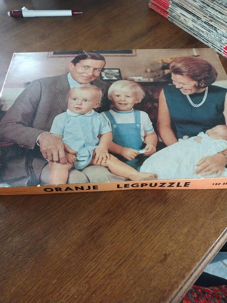 Oranje Legpuzzel - Familie Beatrix en Claus, Verzamelen, Koninklijk Huis en Royalty, Ophalen of Verzenden, Gebruikt