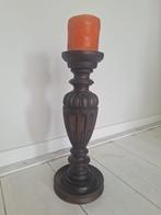 standing candle holder, Ophalen, Bruin, Zo goed als nieuw, Hout
