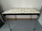 Vintage formica eettafel + stoel, Huis en Inrichting, Tafels | Eettafels, Ophalen, Kunststof, Gebruikt, 100 tot 150 cm
