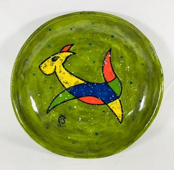 vintage keramiek mand schaal kom Bitossi Miro Corneille beschikbaar voor biedingen