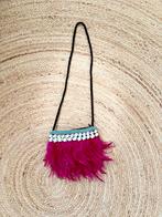 Bohemian Ibiza Stijl Tasje met Veren en Schelpen, Maat 38/40 (M), Carnaval, Nieuw, Ophalen of Verzenden