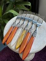 Serving forks. brique 18/10 glossy stainless steel, Verzenden, Zo goed als nieuw, Rvs of Chroom