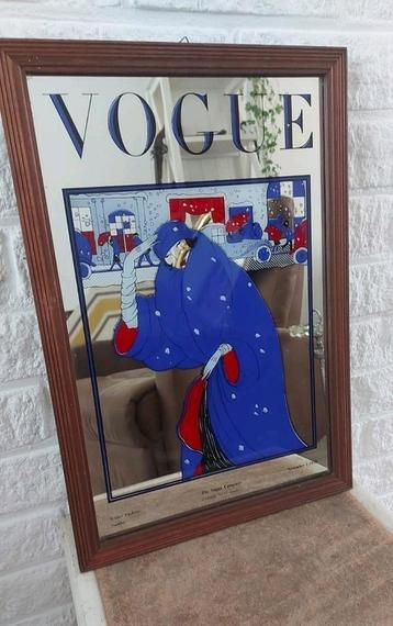 Originele Vogue spiegel uit jaren '60/'70 uit Frankrijk 