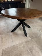 Mango Houten Eettafel - 130cm, Huis en Inrichting, Ophalen, 100 tot 150 cm, Rond, Zo goed als nieuw