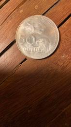 Zilveren 50 gulden stuk 1982, Postzegels en Munten, Munten | Nederland, Ophalen of Verzenden, Koningin Beatrix, 50 gulden, Zilver