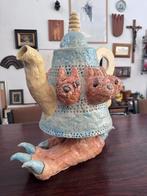 Gek Keramiek Kunst Object Teapot Monster Pot, Ophalen of Verzenden