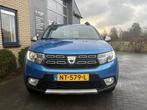 Dacia Sandero 0.9 TCe SL Stepway CAMERA-TREKHAAK-NAVI, Auto's, Dacia, 898 cc, Euro 6, Blauw, Origineel Nederlands