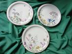 Selb Bavaria Krautheim, Wiesengrund 3 prachtige borden 17 cm, Antiek en Kunst, Antiek | Servies los, Ophalen of Verzenden