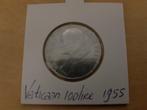 Vaticaan 100 lire 1955, Ophalen of Verzenden, Overige landen, Losse munt