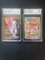 Pokemon team Rocket”s Mewtwo EX & Greedent, Ophalen of Verzenden, Zo goed als nieuw