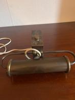 Vintage Messing Schilderijlamp - Jaren 30, Ophalen of Verzenden, Gebruikt, Metaal, Minder dan 100 cm