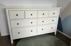 Hemnes ladekast/ commmode wit gelakt, Huis en Inrichting, Kasten | Ladekasten, Ophalen, 5 laden of meer, 150 tot 200 cm, Zo goed als nieuw