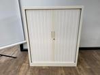 Roldeurkast wit 118 cm hoog, Ophalen, Gebruikt, 25 tot 50 cm, 100 tot 150 cm
