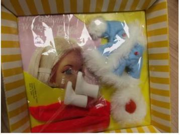 1965 VINTAGE BARBIE/TUTTI SNOW BUNNY OUTFIT NRFP beschikbaar voor biedingen