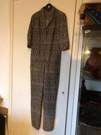 MAISON SCOTCH jumpsuit maat M zwart / beige motief, Maat 38/40 (M), Bruin, Zo goed als nieuw, Maison Scotch