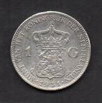 1,00 Gulden 1931 Zilver Koningin Wilhelmina (11), Postzegels en Munten, Munten | Nederland, Zilver, Koningin Wilhelmina, 1 gulden