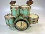 Drumstel klok turquoise Metaal, Huis en Inrichting, Woonaccessoires | Klokken, Ophalen of Verzenden, Nieuw, Staande klok