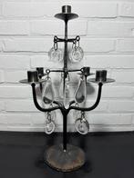 Erik Höglund Boda kandelaar uit Zweden, Huis en Inrichting, Woonaccessoires | Kandelaars en Kaarsen, Gebruikt, 25 tot 50 cm, Zwart