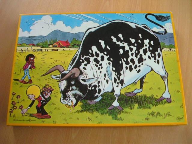 Sjors en Sjimmie puzzel, 80 stukjes, 1975 Oberon B.V., Verzamelen, Stripfiguren, Gebruikt, Overige figuren, Ophalen of Verzenden