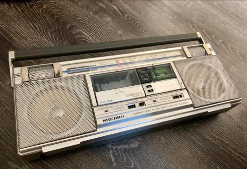 Unieke gettoblaster Shebro SMR 1200L radio cassette (defect), Audio, Tv en Foto, Radio's, Niet werkend, Radio, Ophalen of Verzenden
