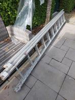 Uitschuifbare ladder 9 meter topkwaliteit, Doe-het-zelf en Verbouw, Ladders en Trappen, Ophalen, Ladder, Opvouwbaar of Inschuifbaar