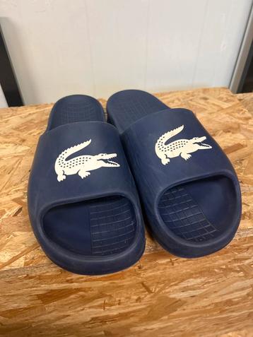 Lacoste Slippers Blauw maat 43 beschikbaar voor biedingen