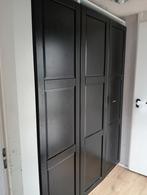 3 Pax zwarte kast deuren zwart  ikea, Huis en Inrichting, Kasten | Overige, Ophalen, Gebruikt