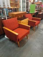 Vintage fauteuils jaren 60  €225,- per stuk, ,, 75 tot 100 cm, Ophalen of Verzenden, Zo goed als nieuw