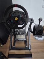 Simracing set: T300RS T-LCM Wheel Stand V2 Fanatec SQ 1.5, Computers en Software, Joysticks, Ophalen, Gebruikt, Thrustmaster