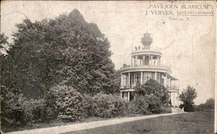 Blaricum - Paviljoen, Verzamelen, Ansichtkaarten | Nederland, Gelopen, Noord-Holland, Voor 1920, Ophalen of Verzenden