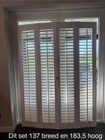 Shutters/Jaloezieën/kastdeuren, Ophalen, Minder dan 100 cm, Zo goed als nieuw, Wit