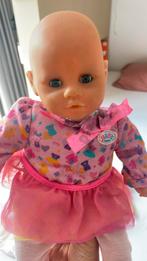 Babyborn met toebehoren, Ophalen of Verzenden, Gebruikt, Babypop
