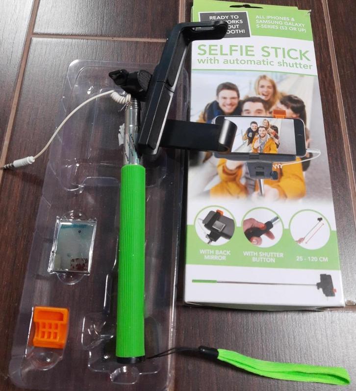 Selfiestick, Telecommunicatie, Wearable-accessoires, Nieuw, Overige accessoires, Ophalen of Verzenden