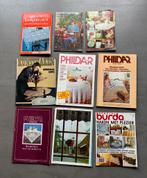 Vintage haakboeken 9 stuks o.a. Phildar en Burda, Ophalen of Verzenden, Gelezen, Breien en Haken