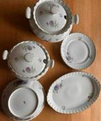 Mosa servies / vintage / paarse margriet, Antiek en Kunst, Ophalen